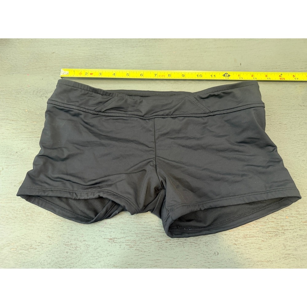 Kona Sol Womens Black Swim Shorts Boy Short Bikini Bottom Size S